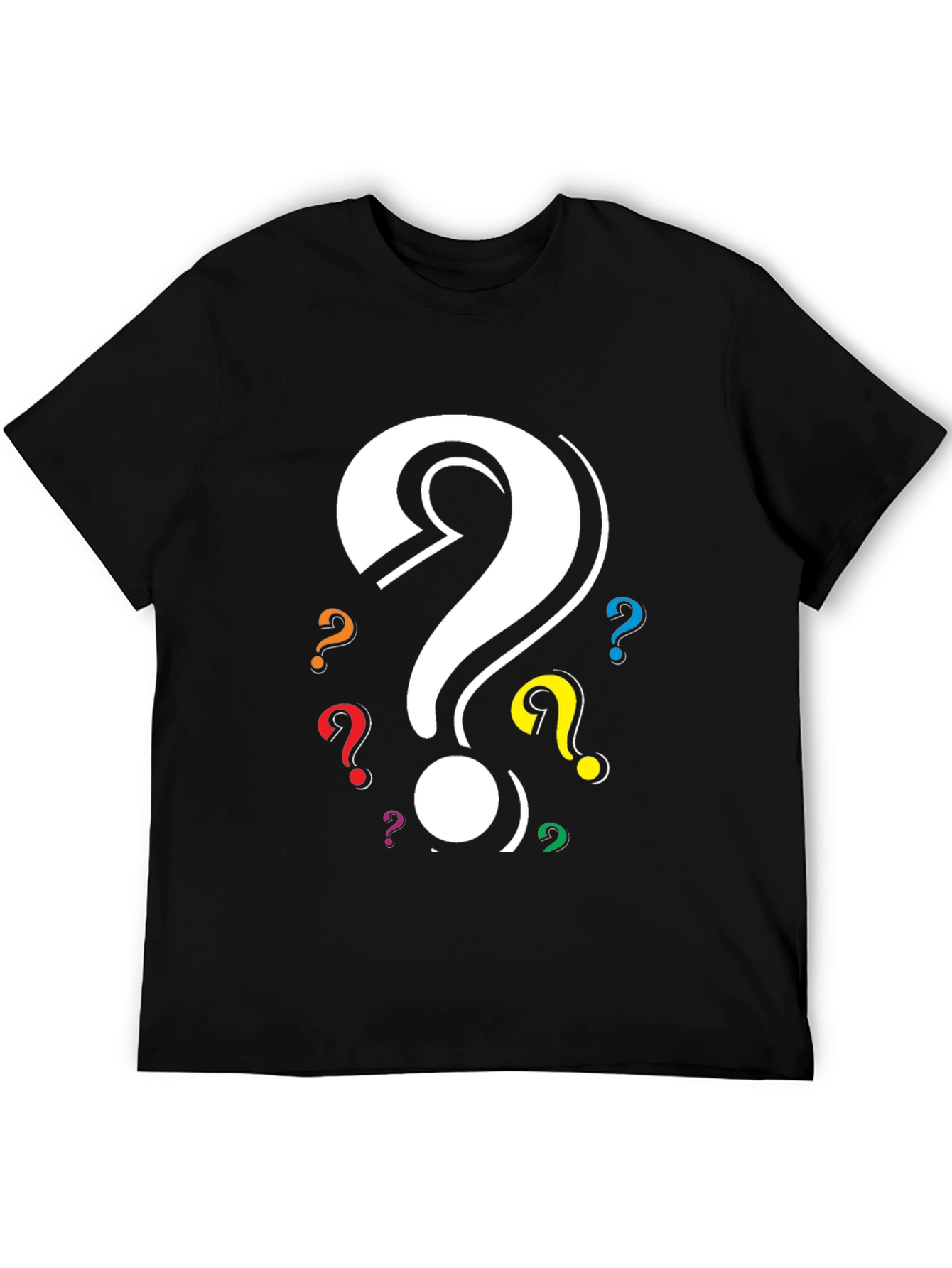 Question Mark Graphic T-Shirt - Mystery Design