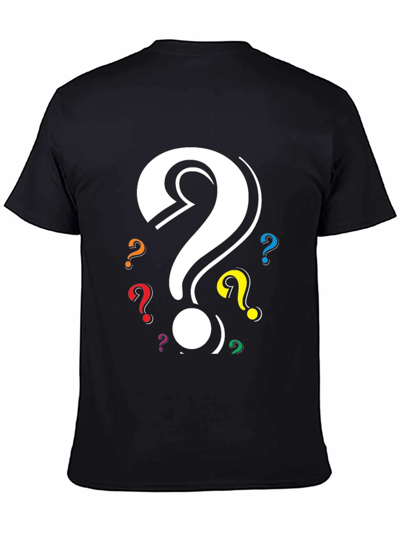 Question Mark Graphic T-Shirt - Mystery Design