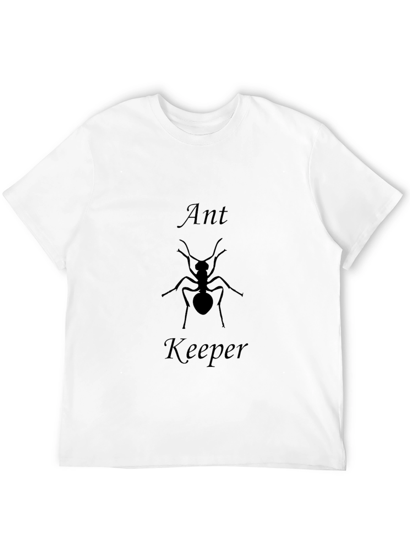 Ant Keeper Graphic Tee - Black Cotton T-Shirt