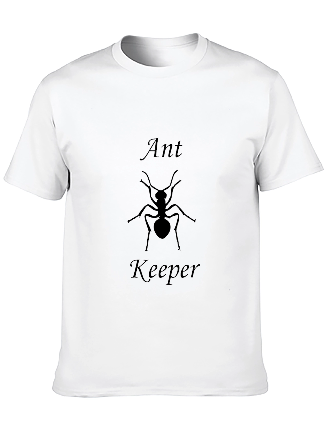 Ant Keeper Graphic Tee - Black Cotton T-Shirt