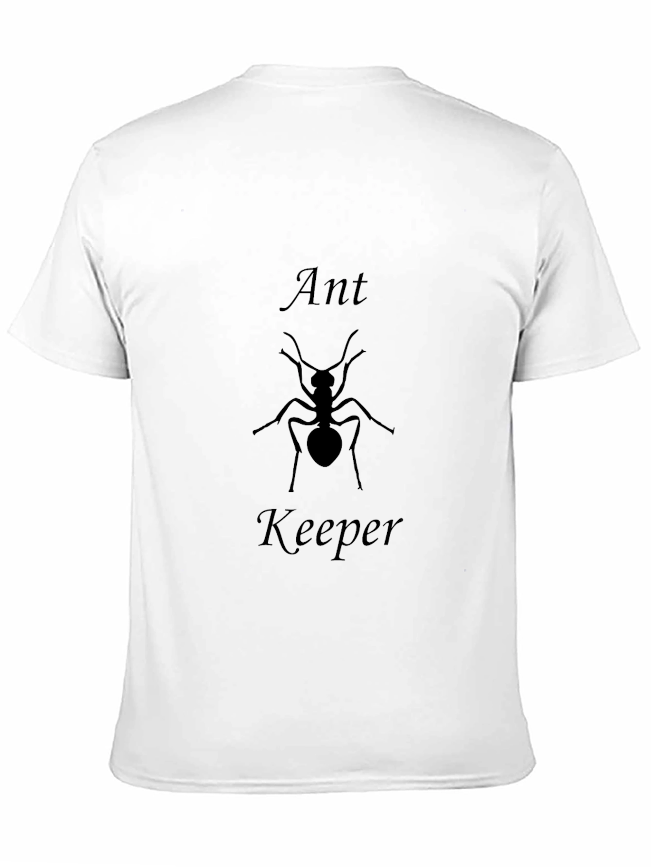 Ant Keeper Graphic Tee - Black Cotton T-Shirt
