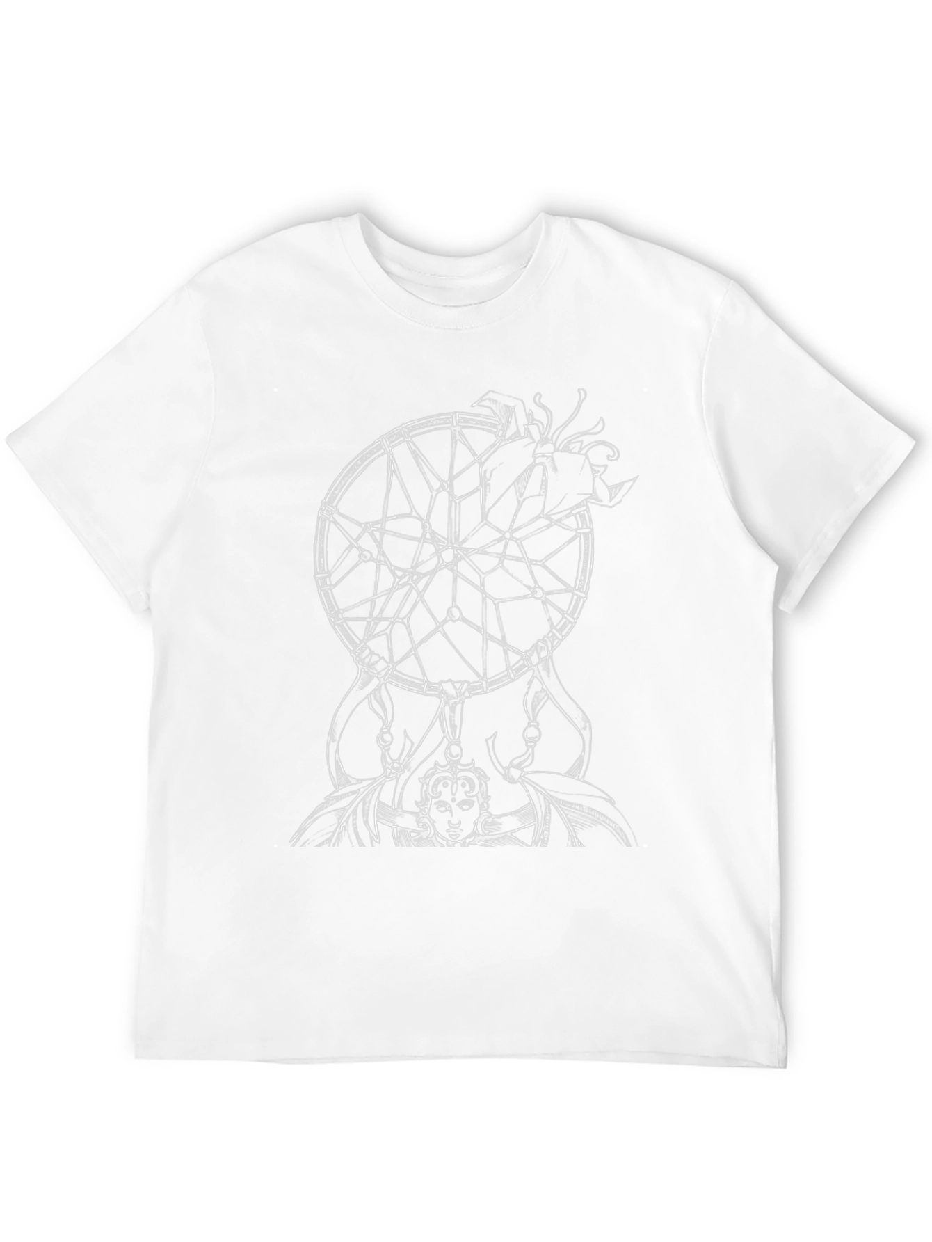 Dreamcatcher Graphic Tee - Soft Black Cotton Comfort