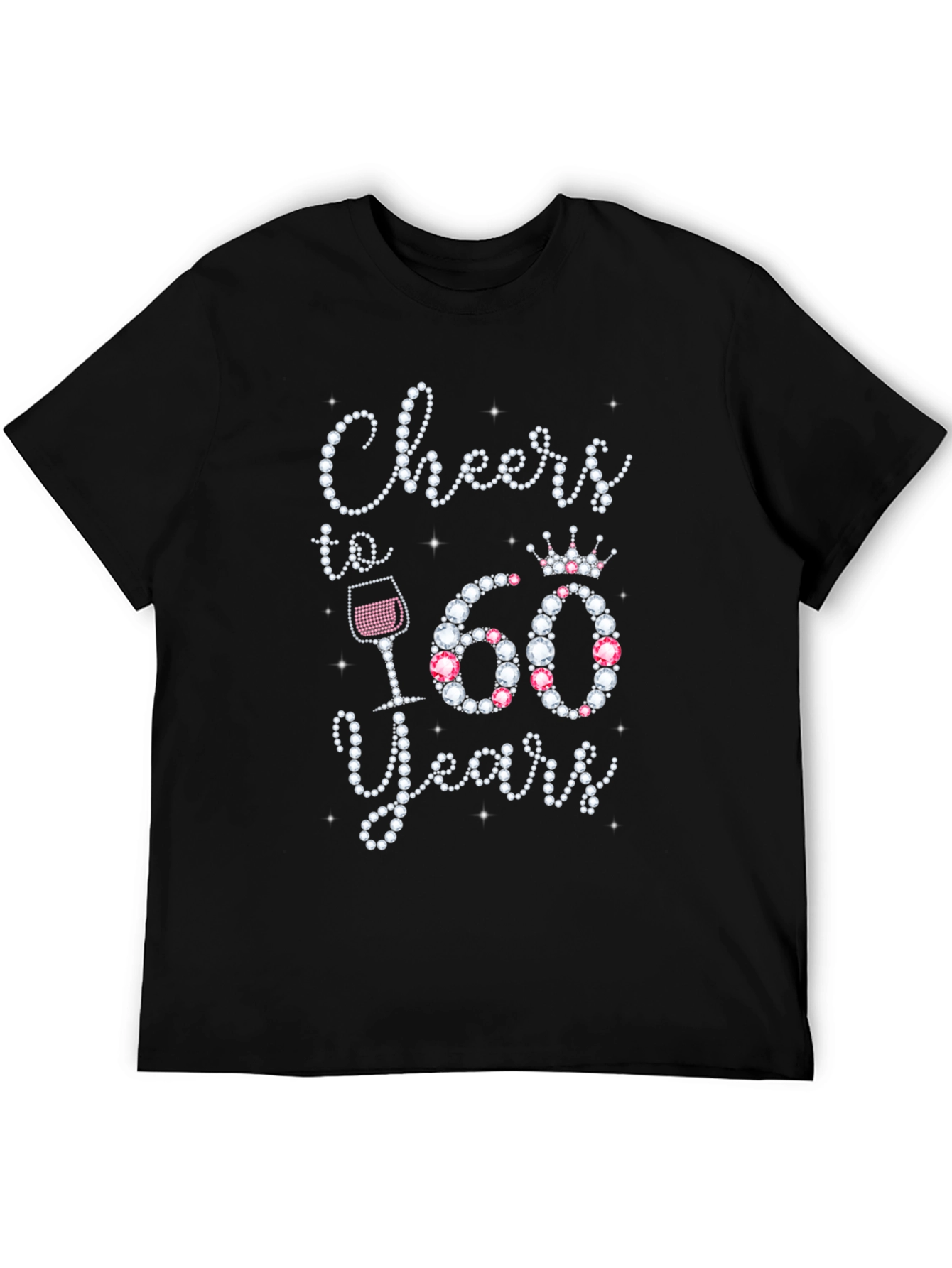 Cheers to 60 Years Rhinestone T-Shirt