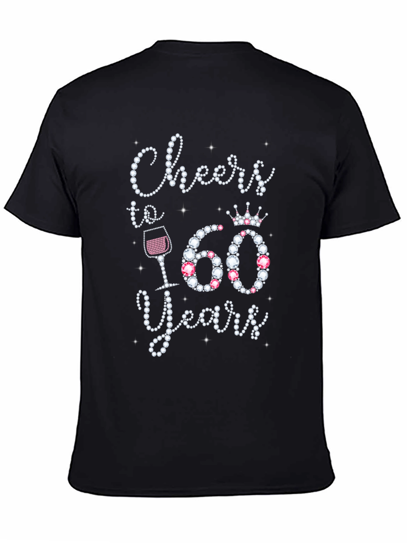 Cheers to 60 Years Rhinestone T-Shirt