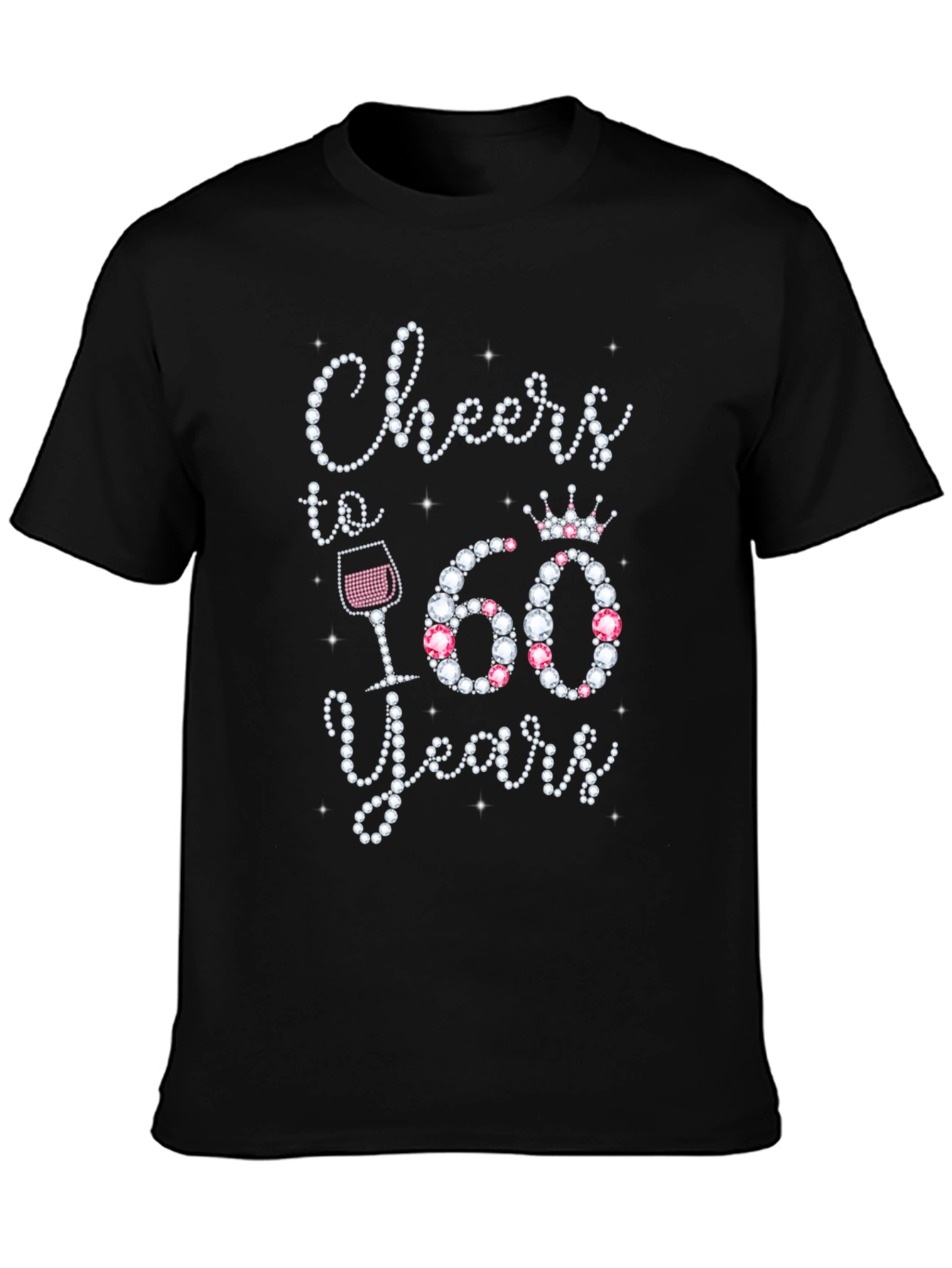 Cheers to 60 Years Rhinestone T-Shirt