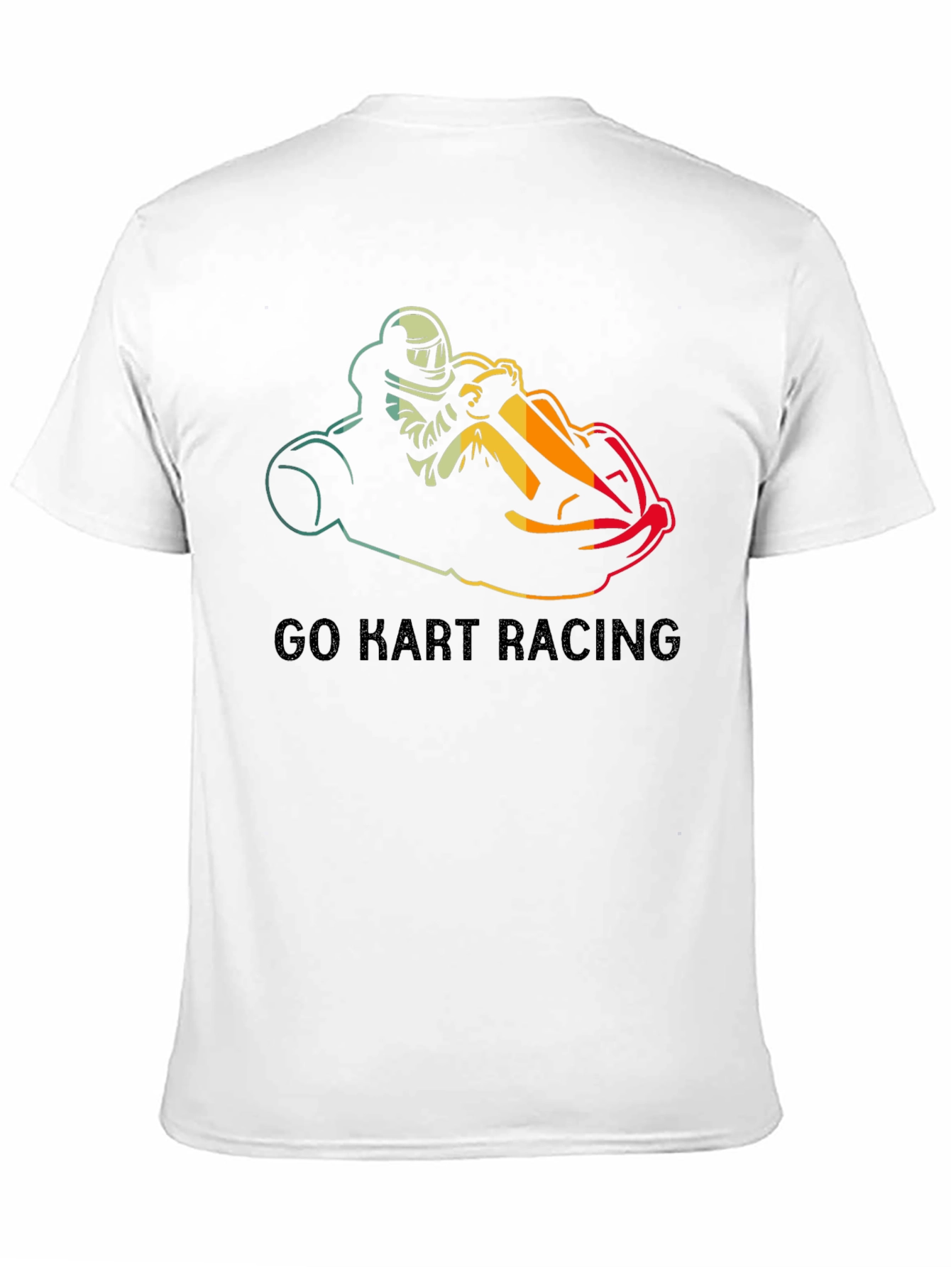Go Kart Racing Black T-Shirt