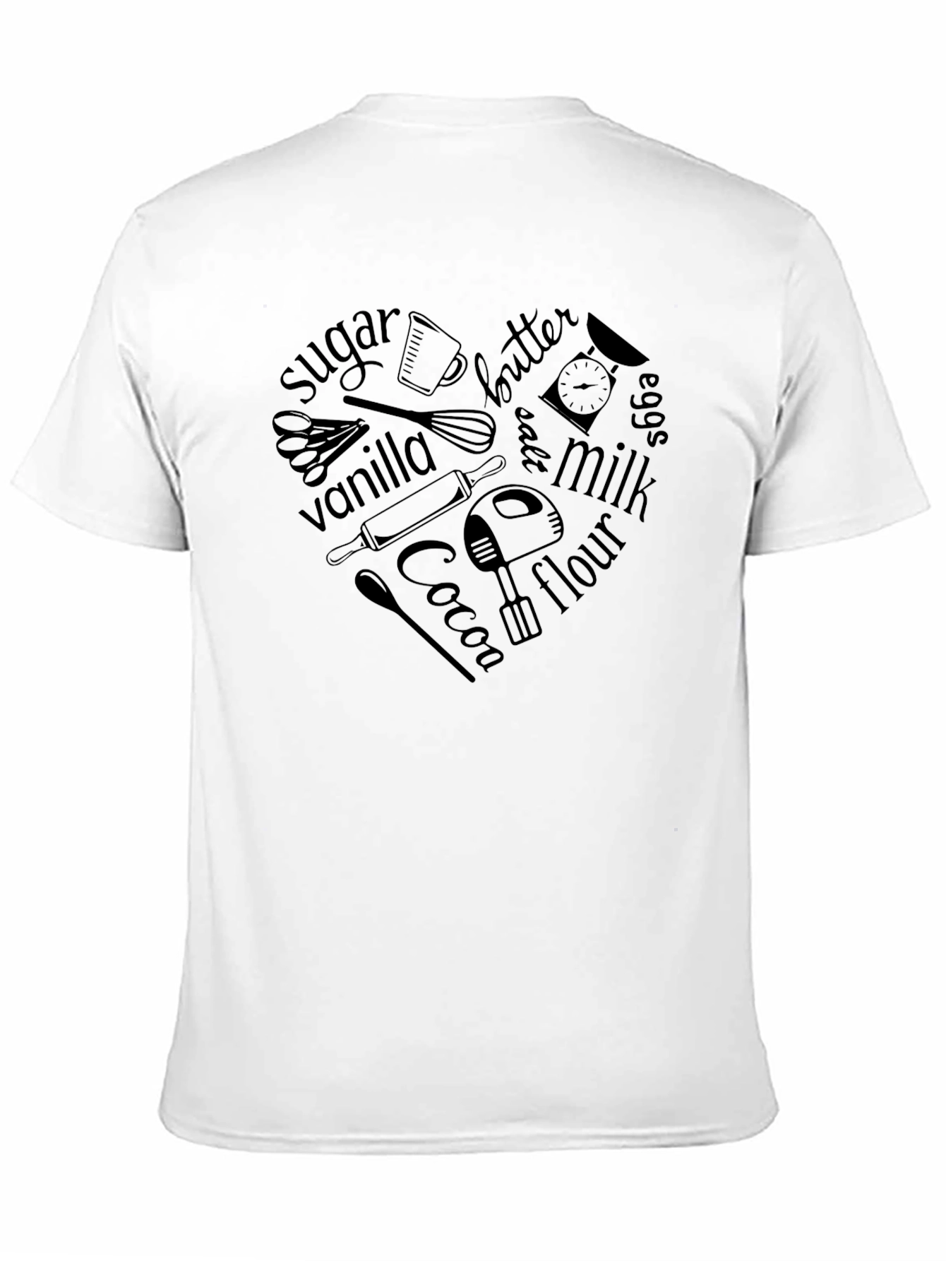 Baking Heart T-Shirt - For Baking Lovers