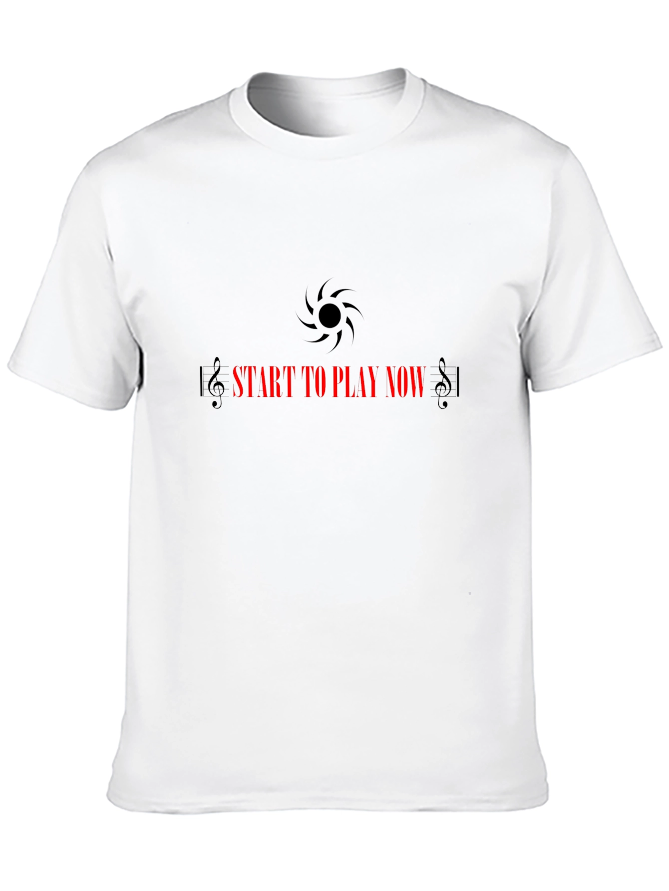 Start to Play Now Black T-Shirt
