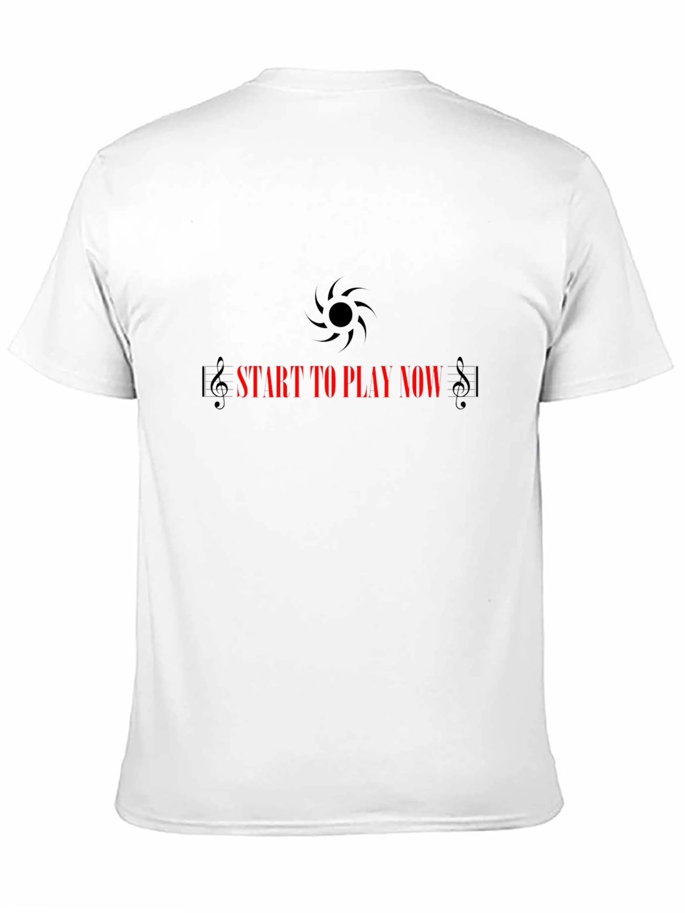 Start to Play Now Black T-Shirt