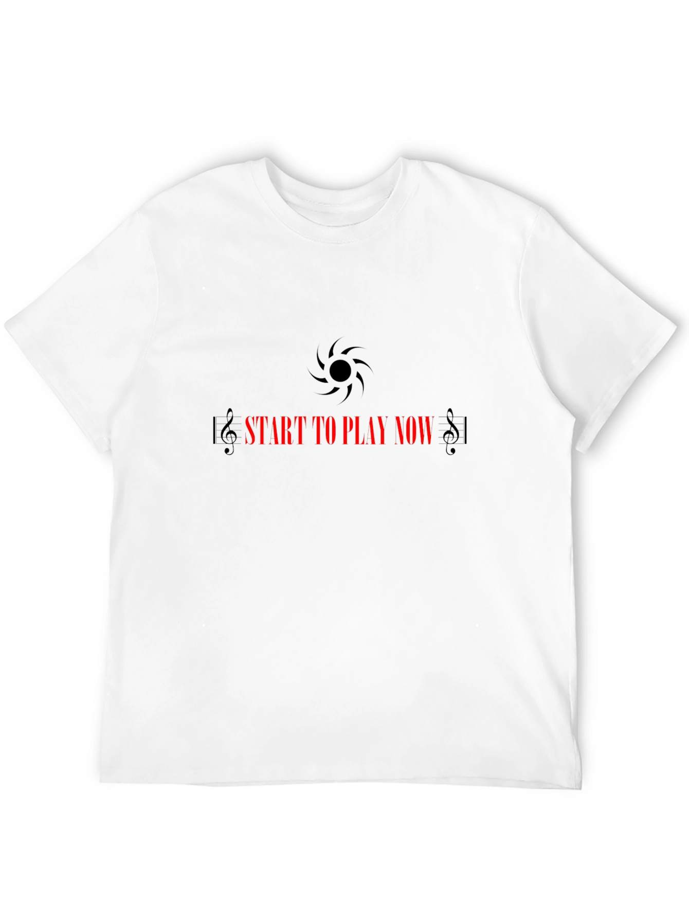 Start to Play Now Black T-Shirt