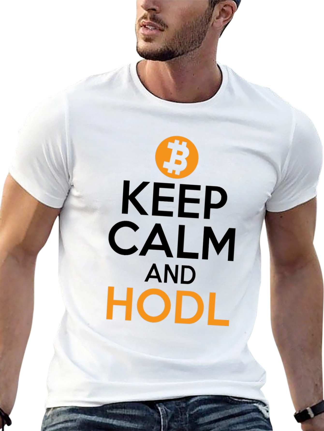 Keep Calm & HODL Bitcoin T-Shirt