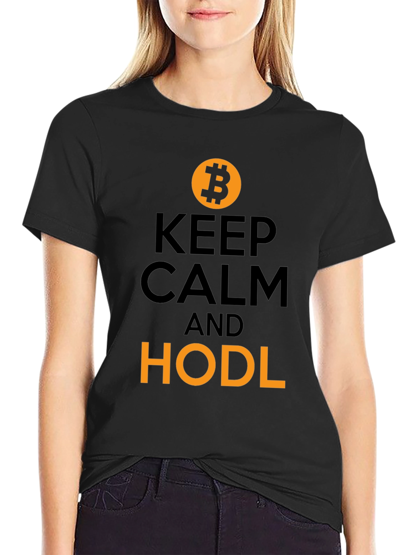 Keep Calm & HODL Bitcoin T-Shirt
