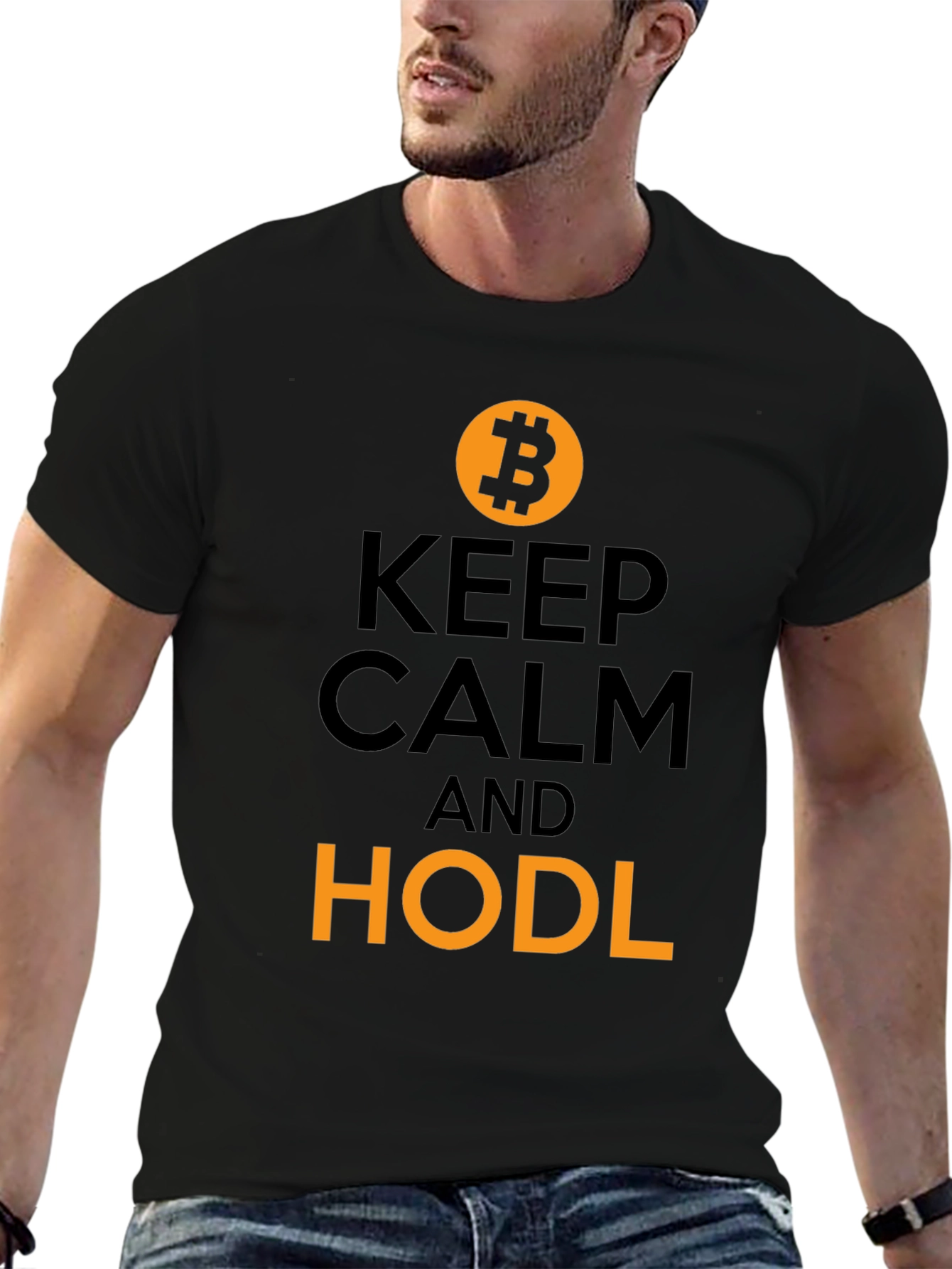 Keep Calm & HODL Bitcoin T-Shirt