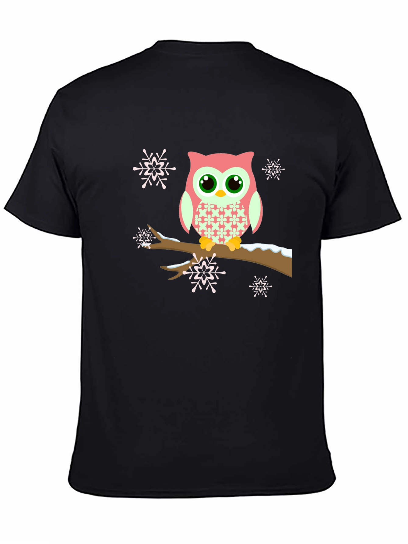 Owl on Branch Graphic Tee