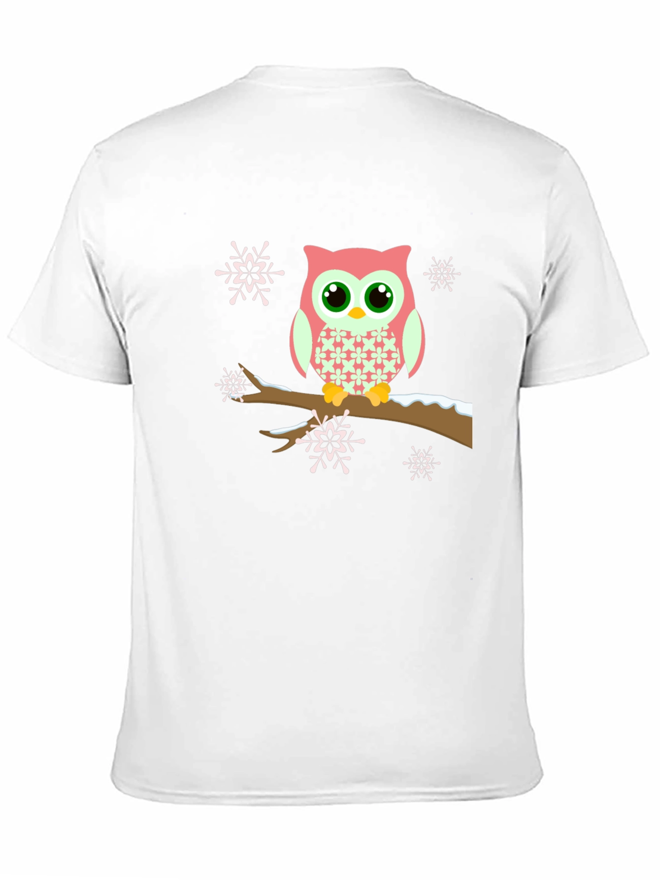 Owl on Branch Graphic Tee
