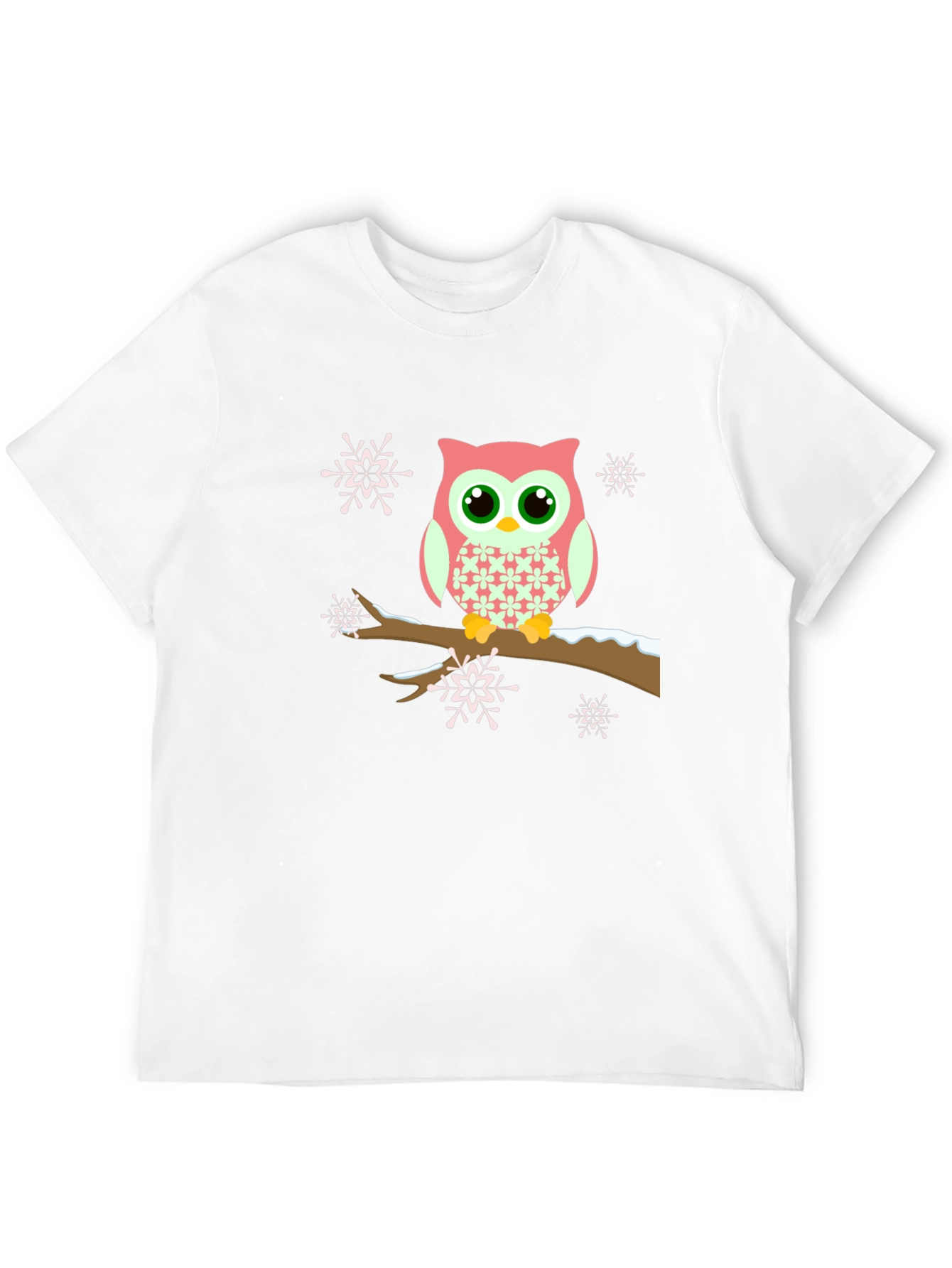 Owl on Branch Graphic Tee