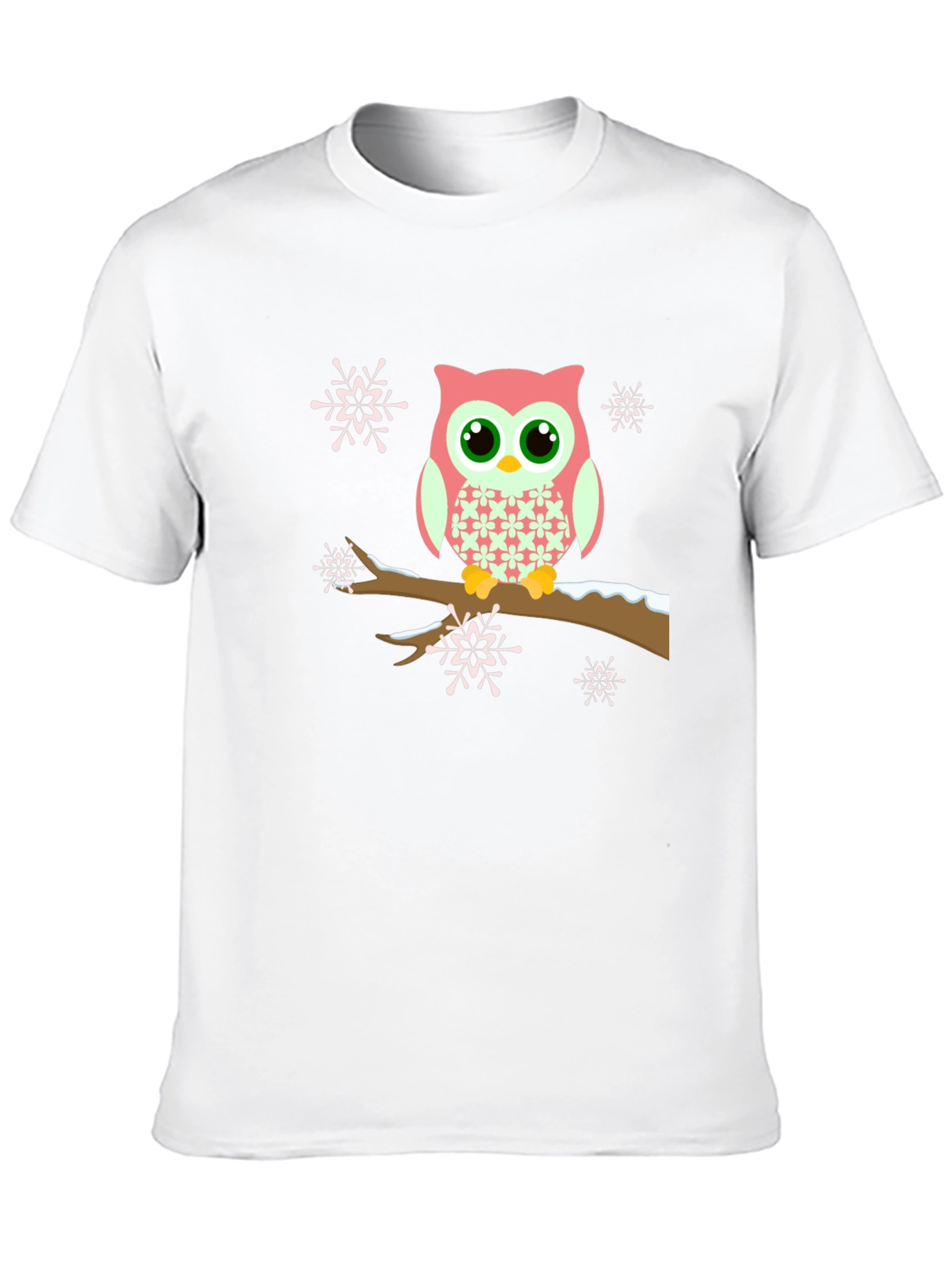 Owl on Branch Graphic Tee