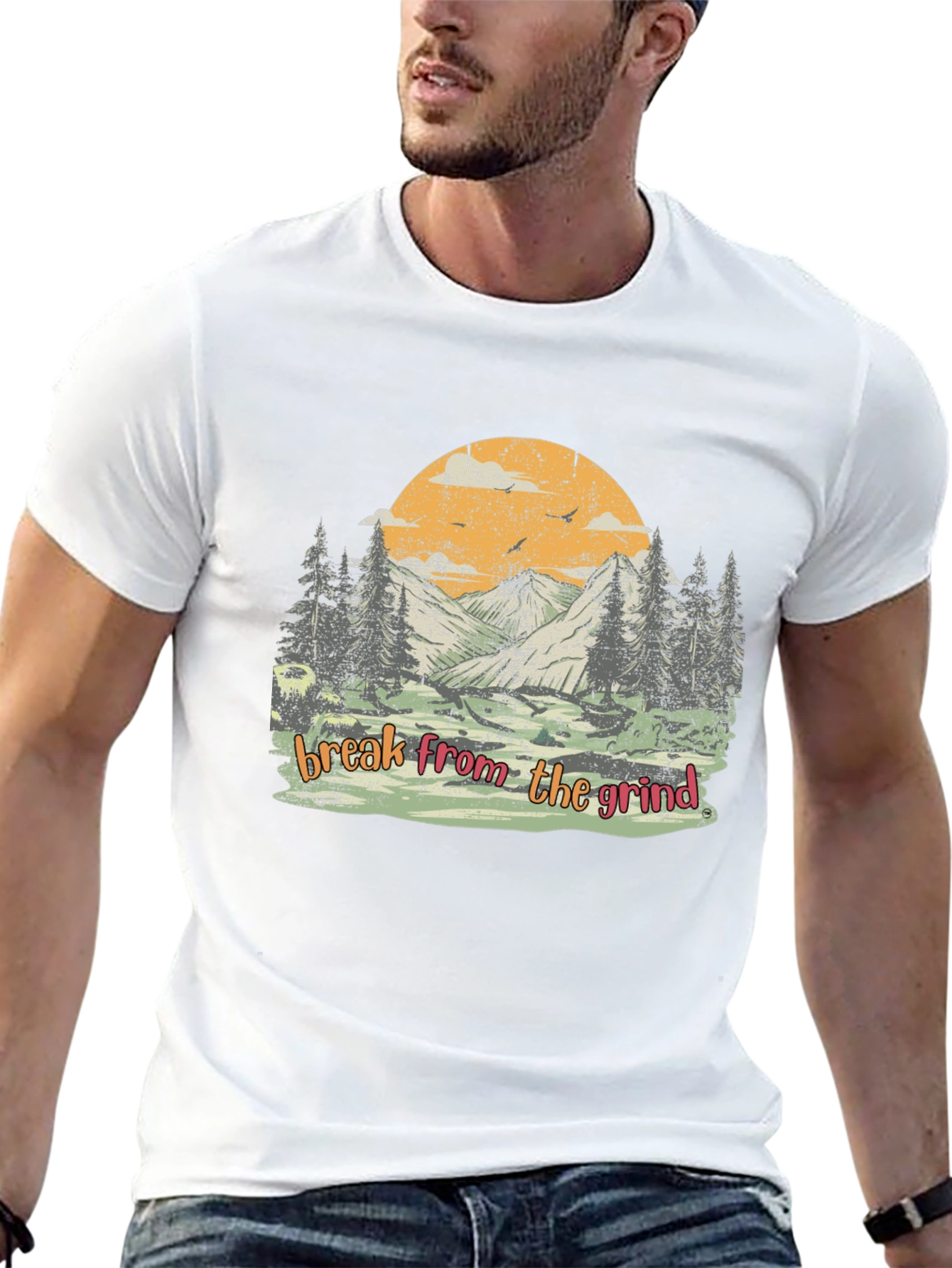 Nature Scene Tee - Break From The Grind