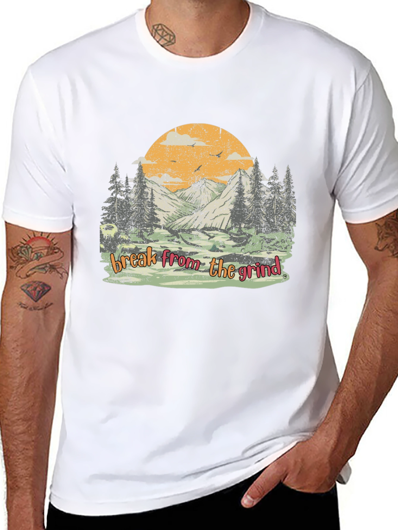 Nature Scene Tee - Break From The Grind