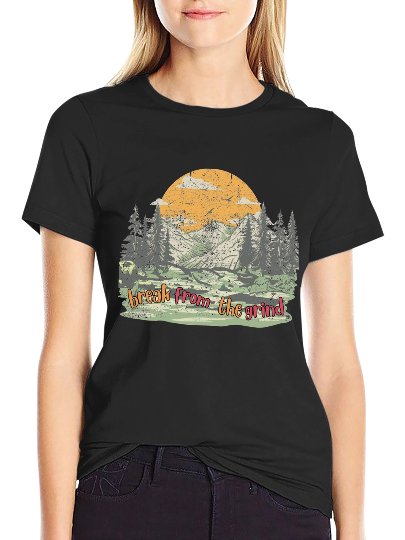 Nature Scene Tee - Break From The Grind