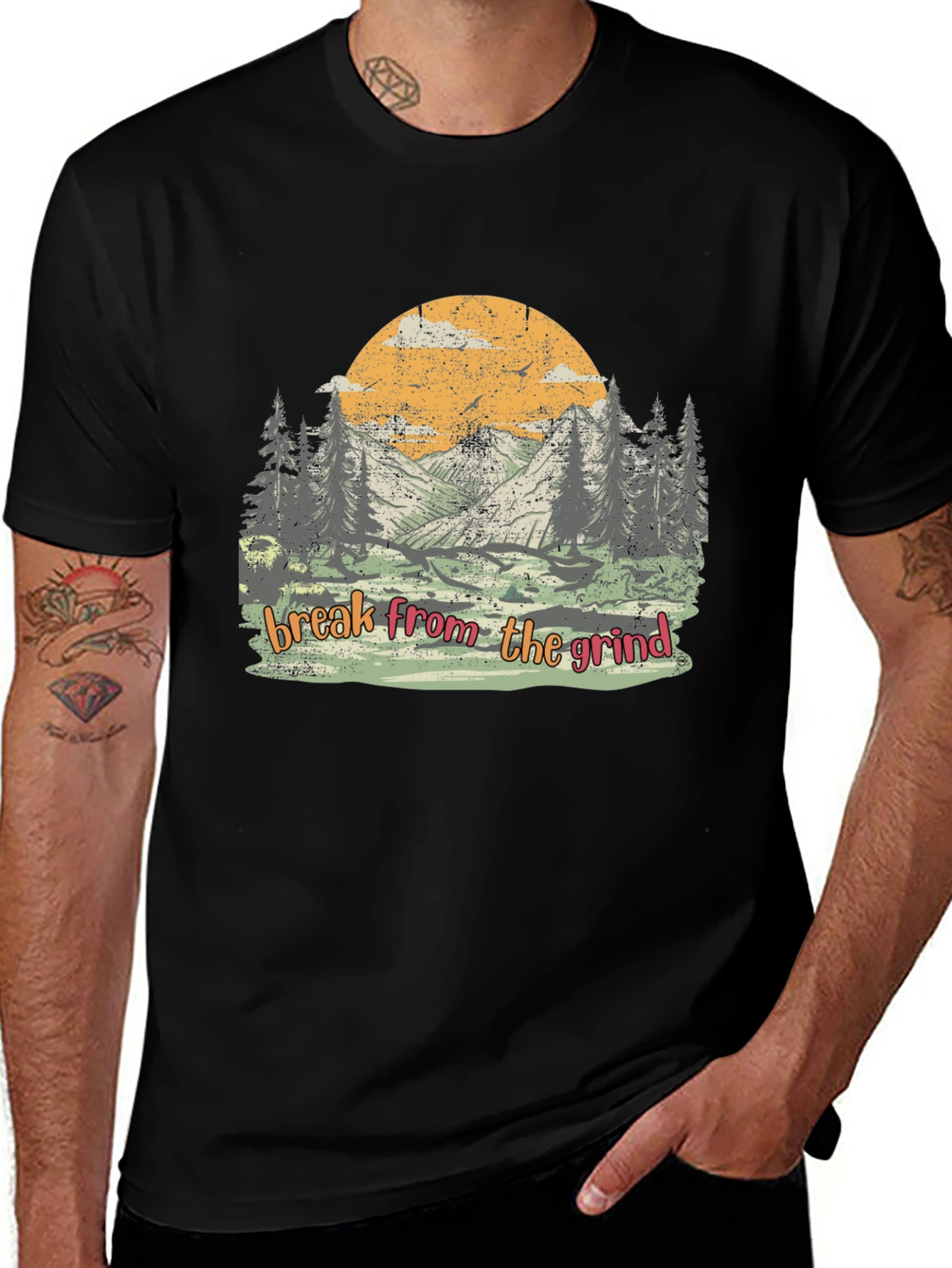 Nature Scene Tee - Break From The Grind