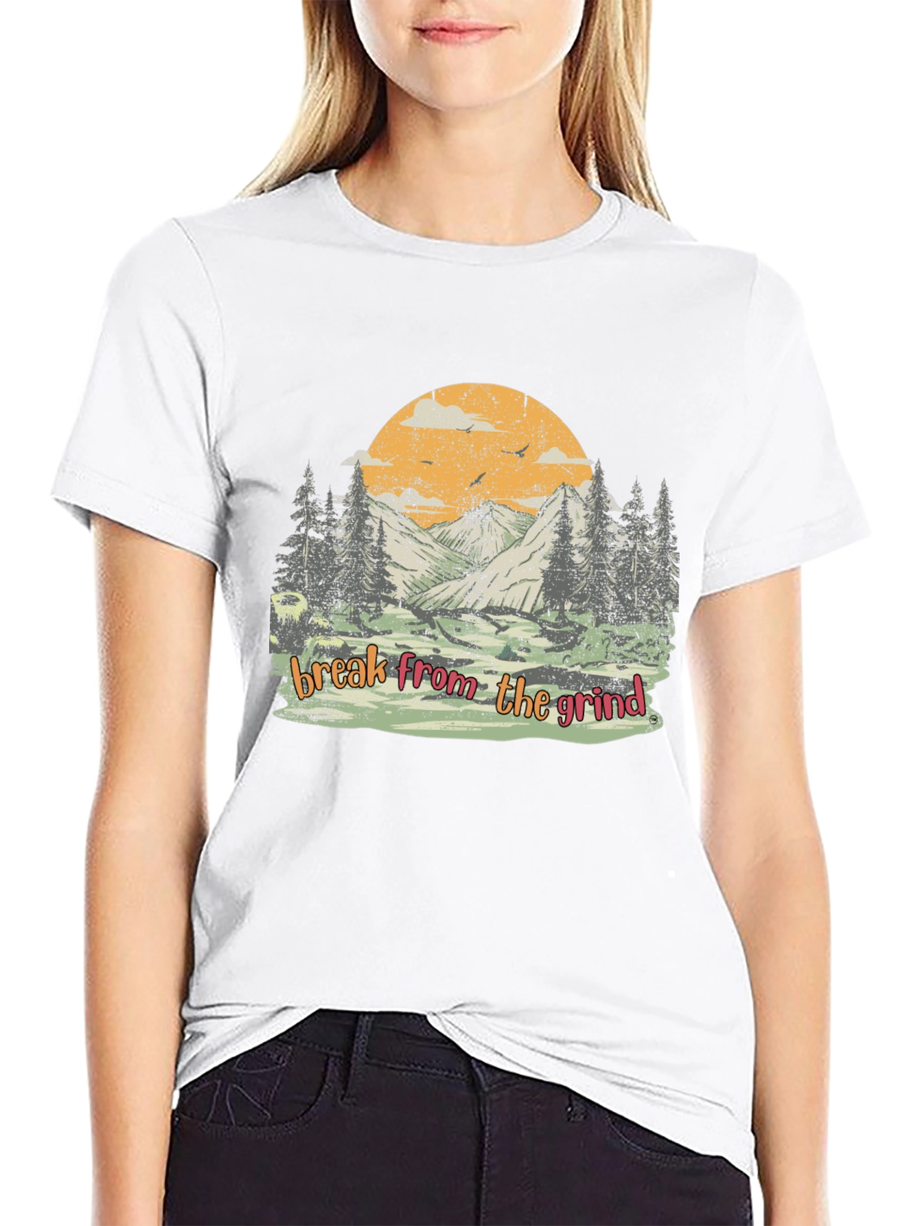 Nature Scene Tee - Break From The Grind