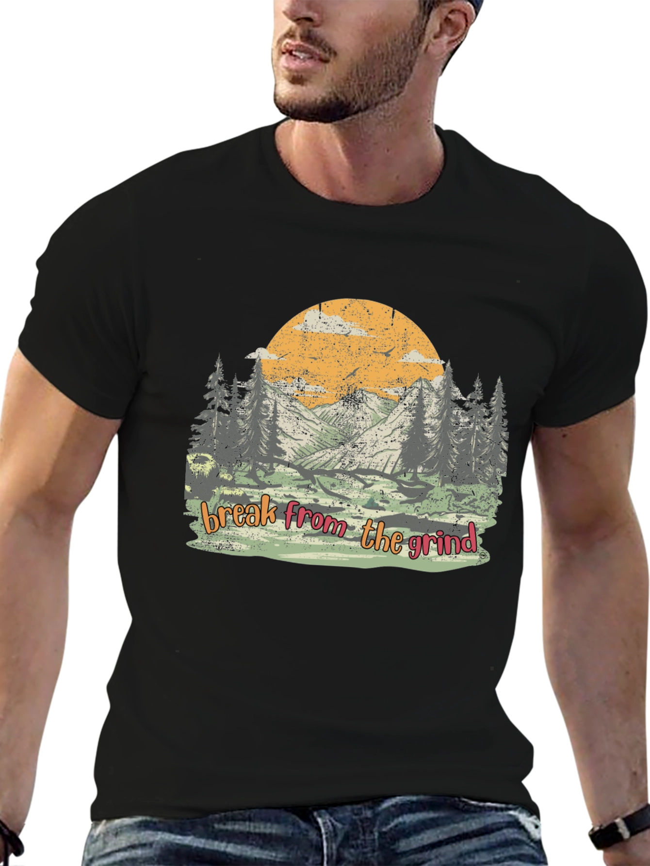 Nature Scene Tee - Break From The Grind