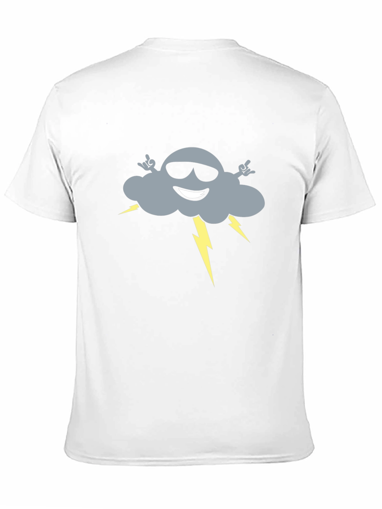 Cool Cloud Graphic Tee - Black Cotton T-Shirt