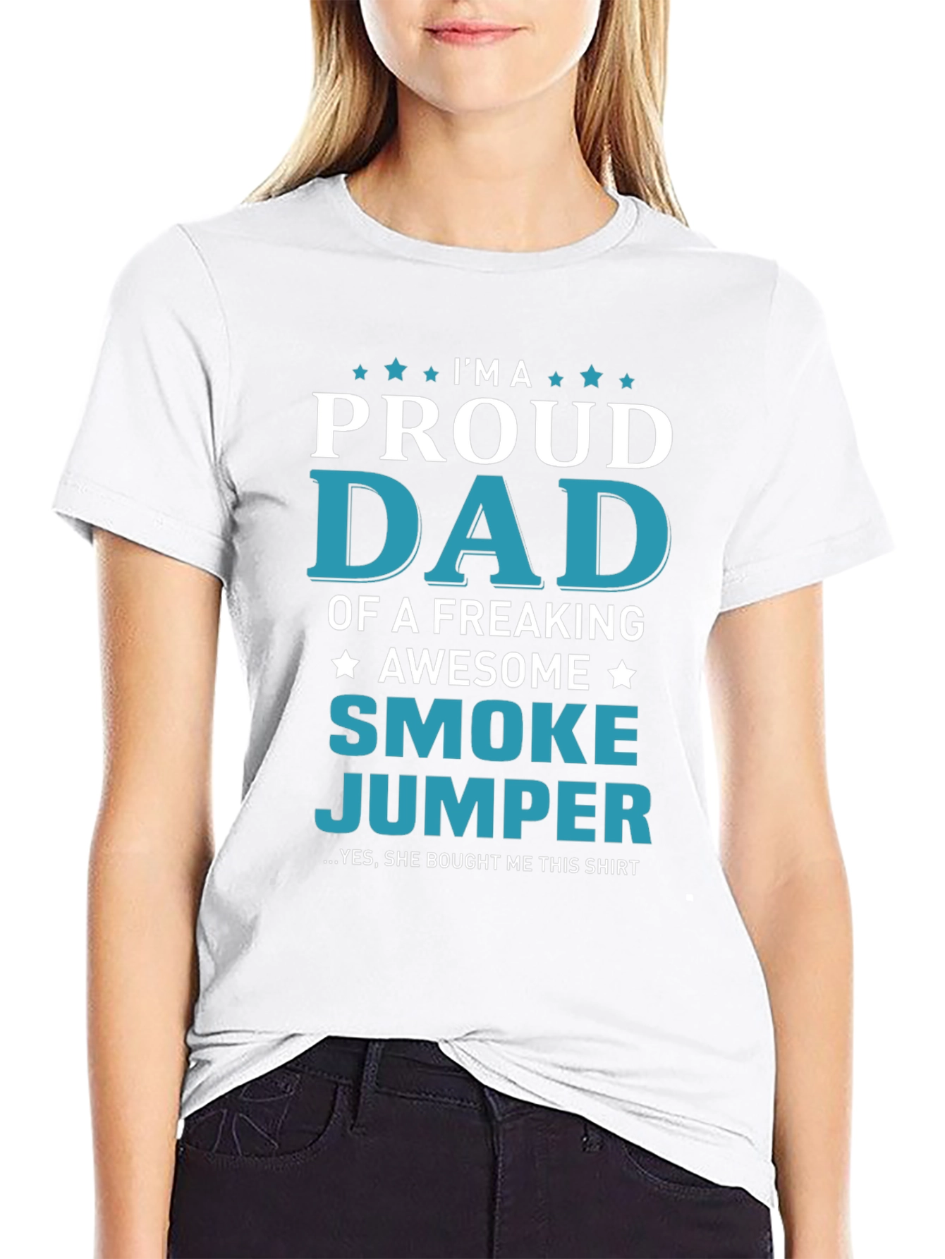 Proud Smoke Jumper Dad Graphic T-Shirt