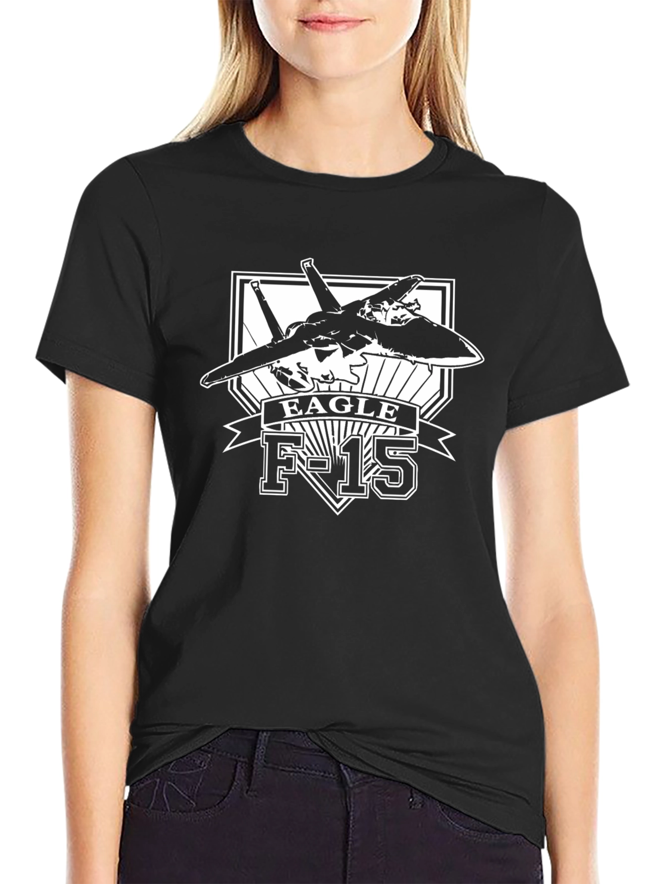 Eagle F-15 Fighter Jet Graphic T-Shirt