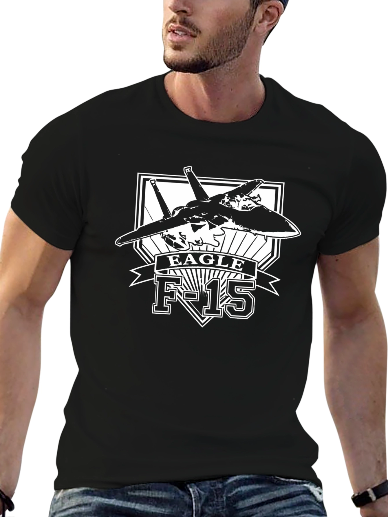 Eagle F-15 Fighter Jet Graphic T-Shirt