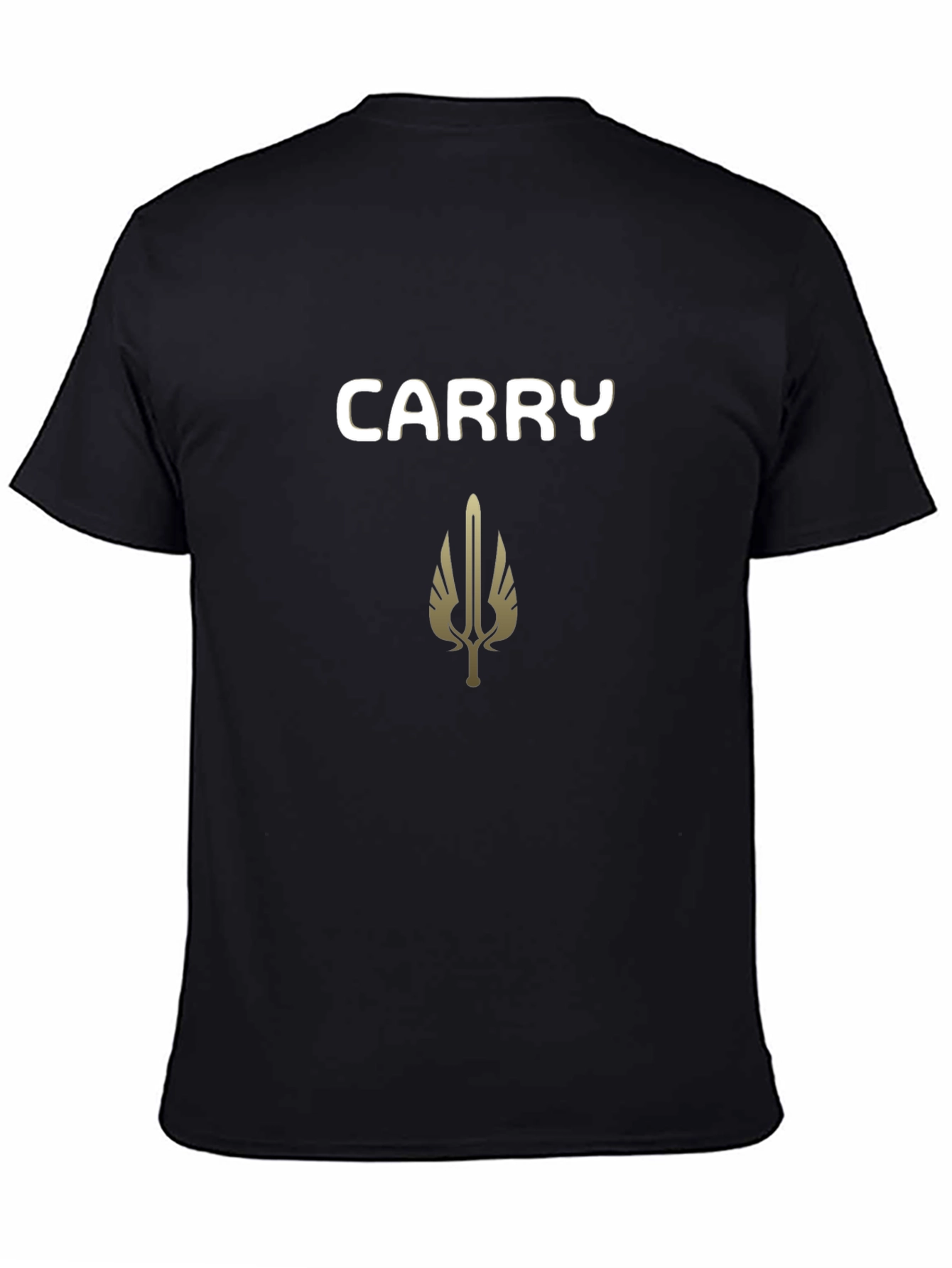 Carry Tee - Black Graphic T-Shirt