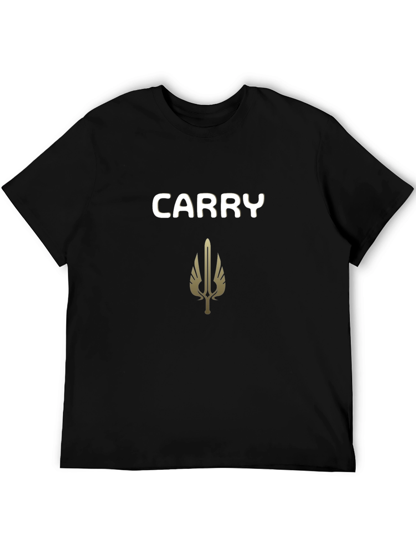 Carry Tee - Black Graphic T-Shirt