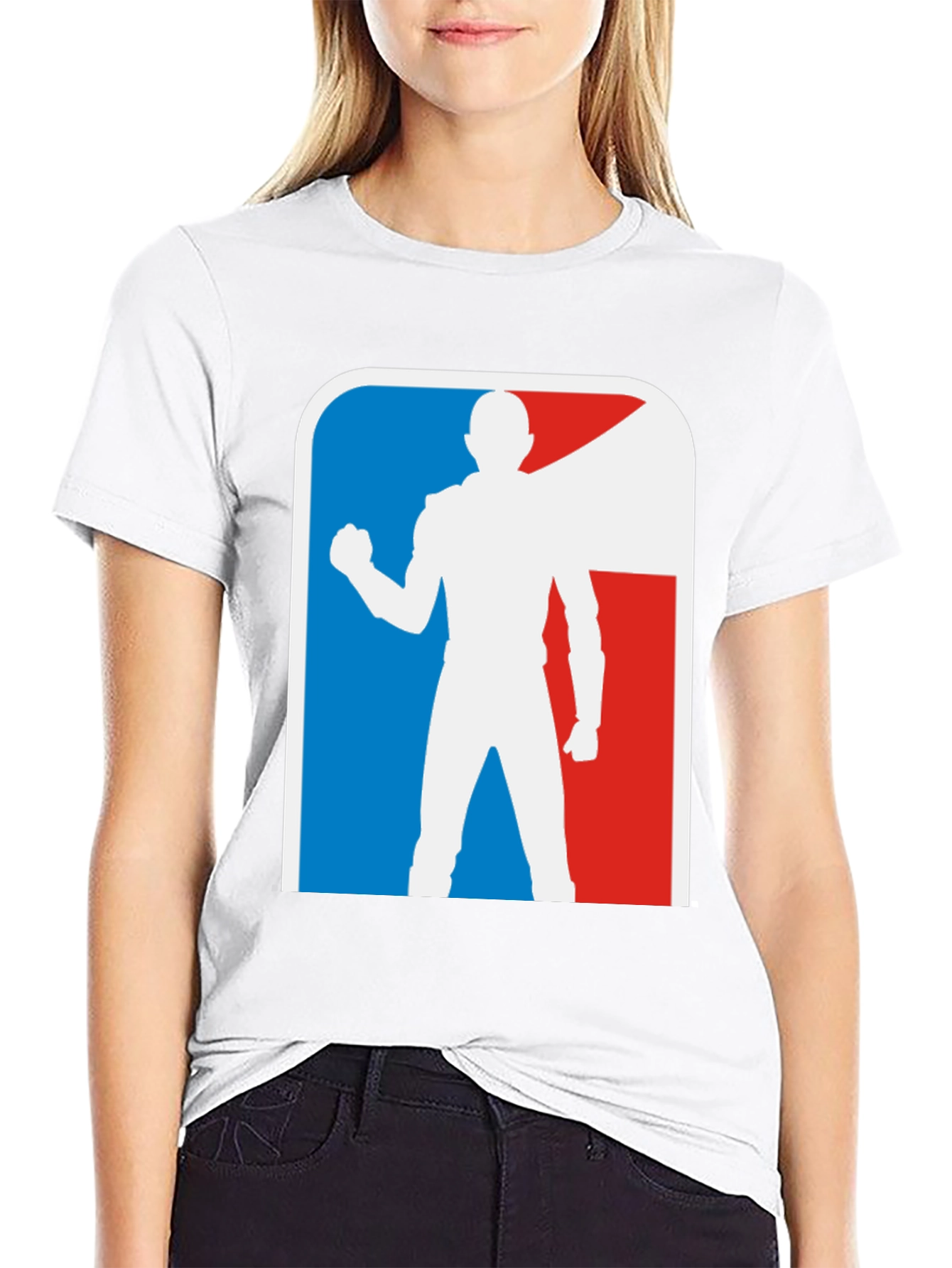 Superhero Silhouette Graphic T-Shirt