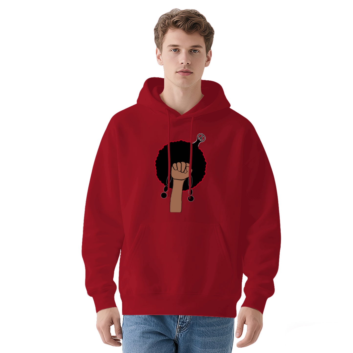Unisex Colorblock Hoodie: Minimalist Streetwear, Relaxed & Warm