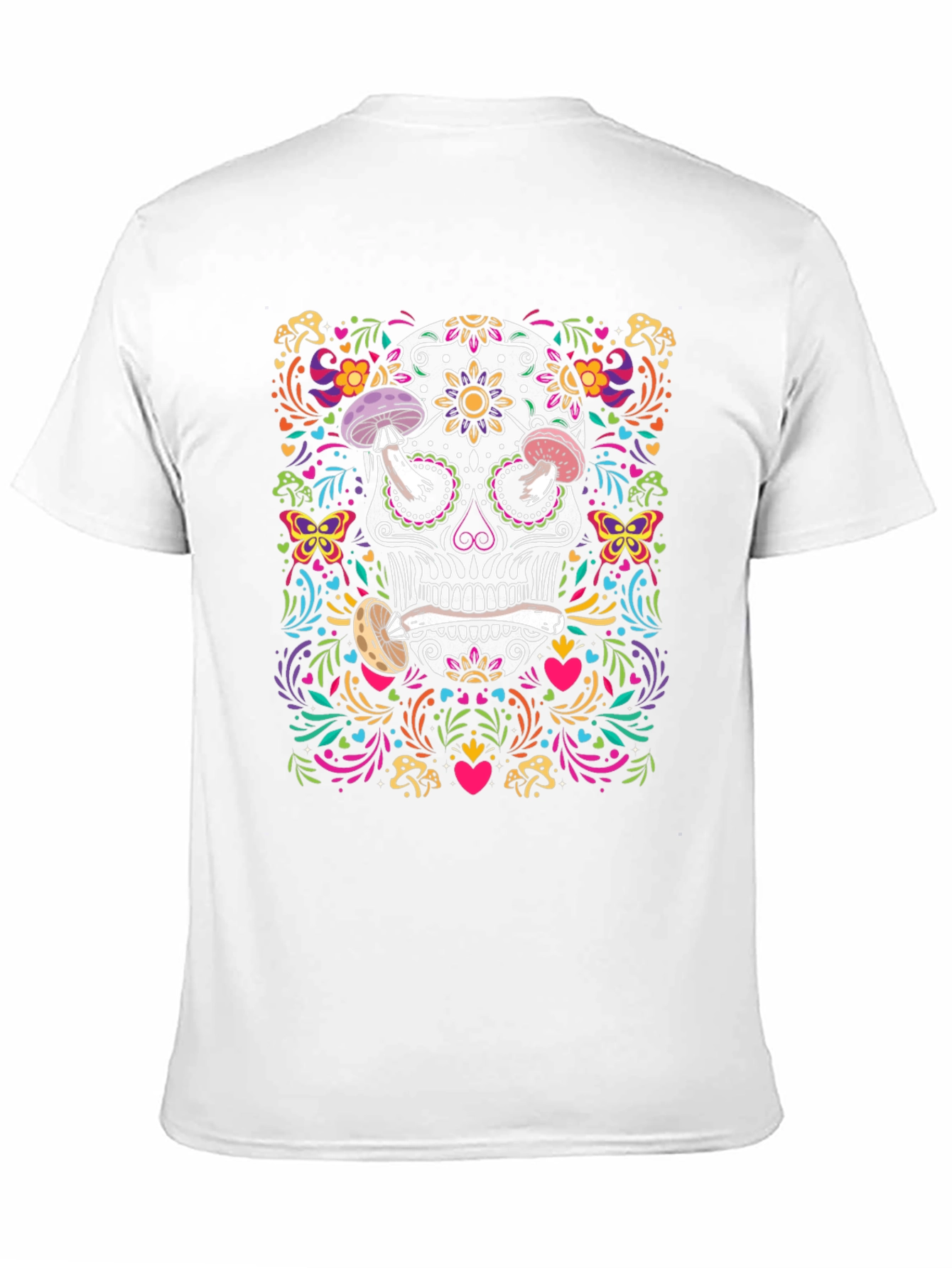 Sugar Skull Mushroom T-Shirt