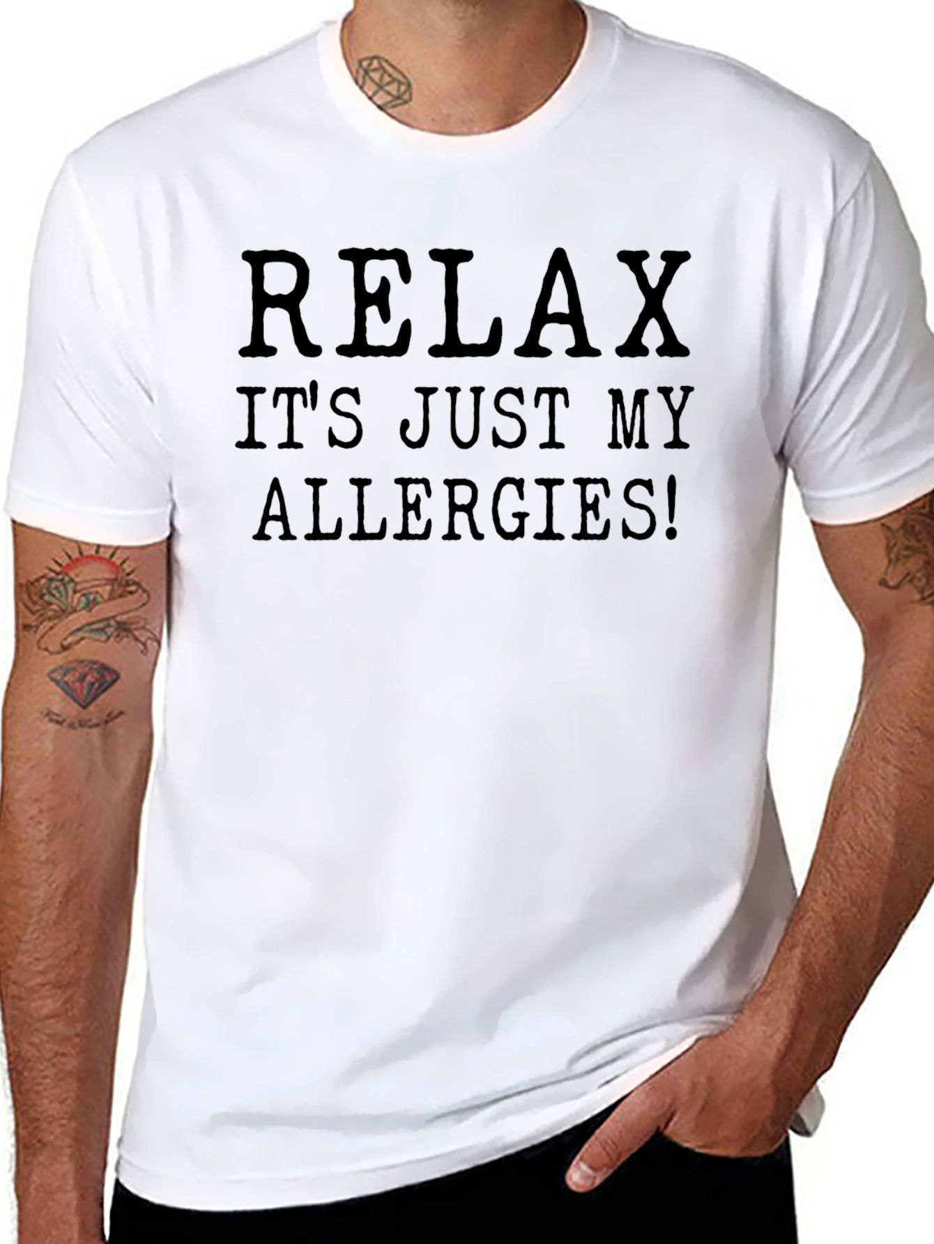 Relax Its Just My Allergies! Graphic Tee