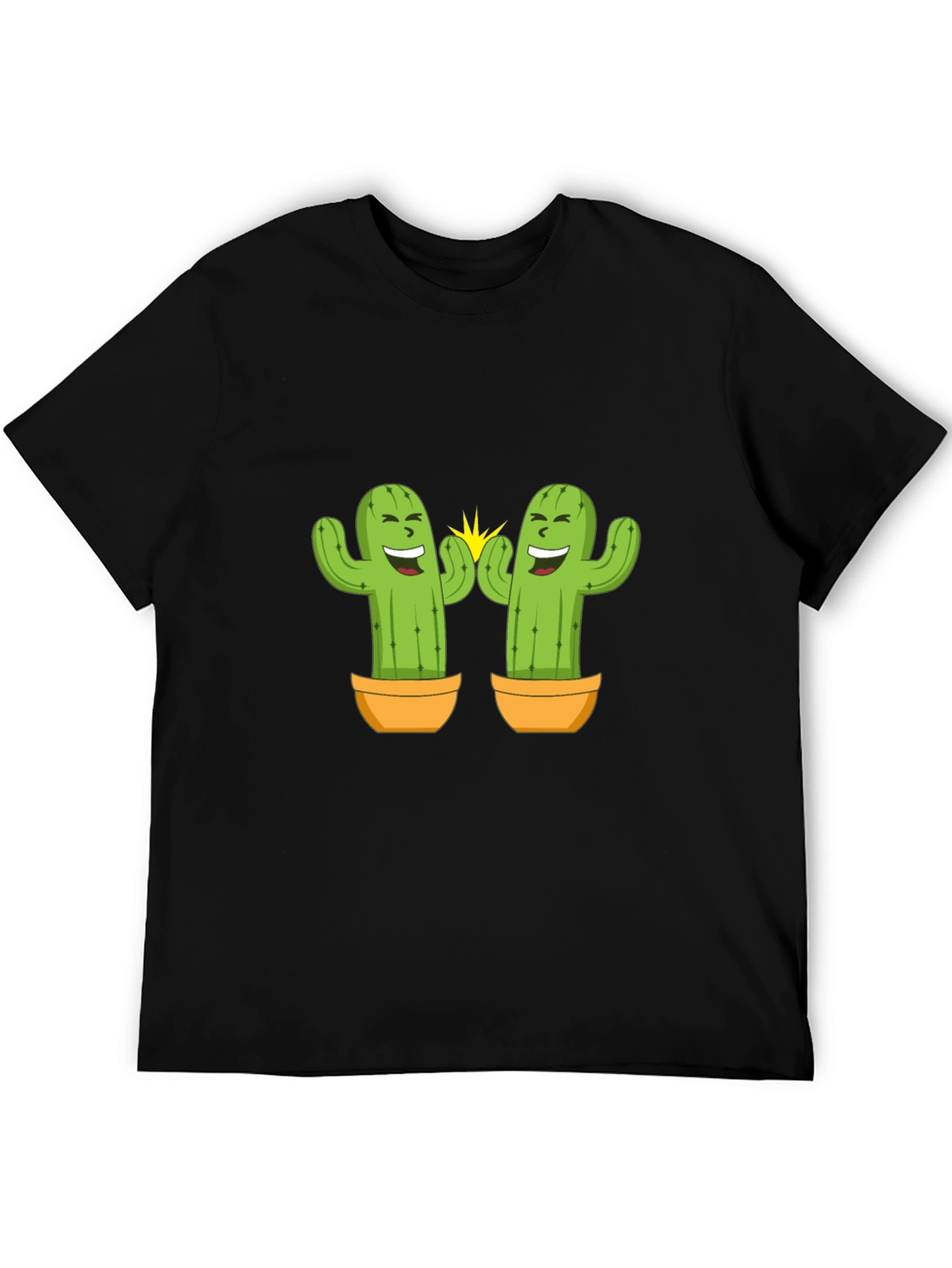 Cactus Buddies Black T-Shirt