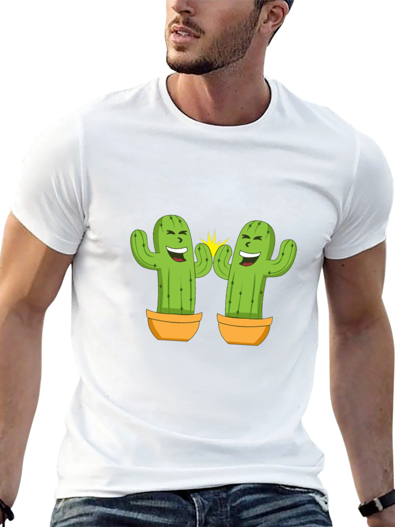 Cactus Buddies Black T-Shirt