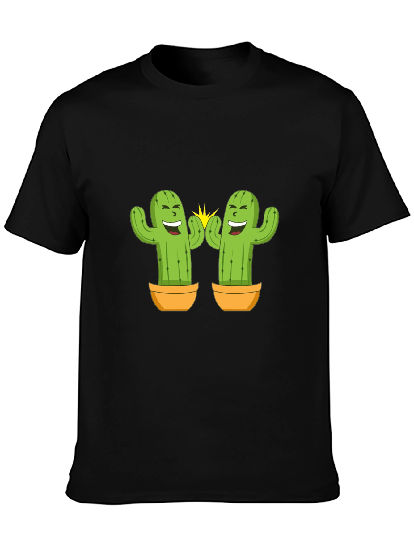 Cactus Buddies Black T-Shirt