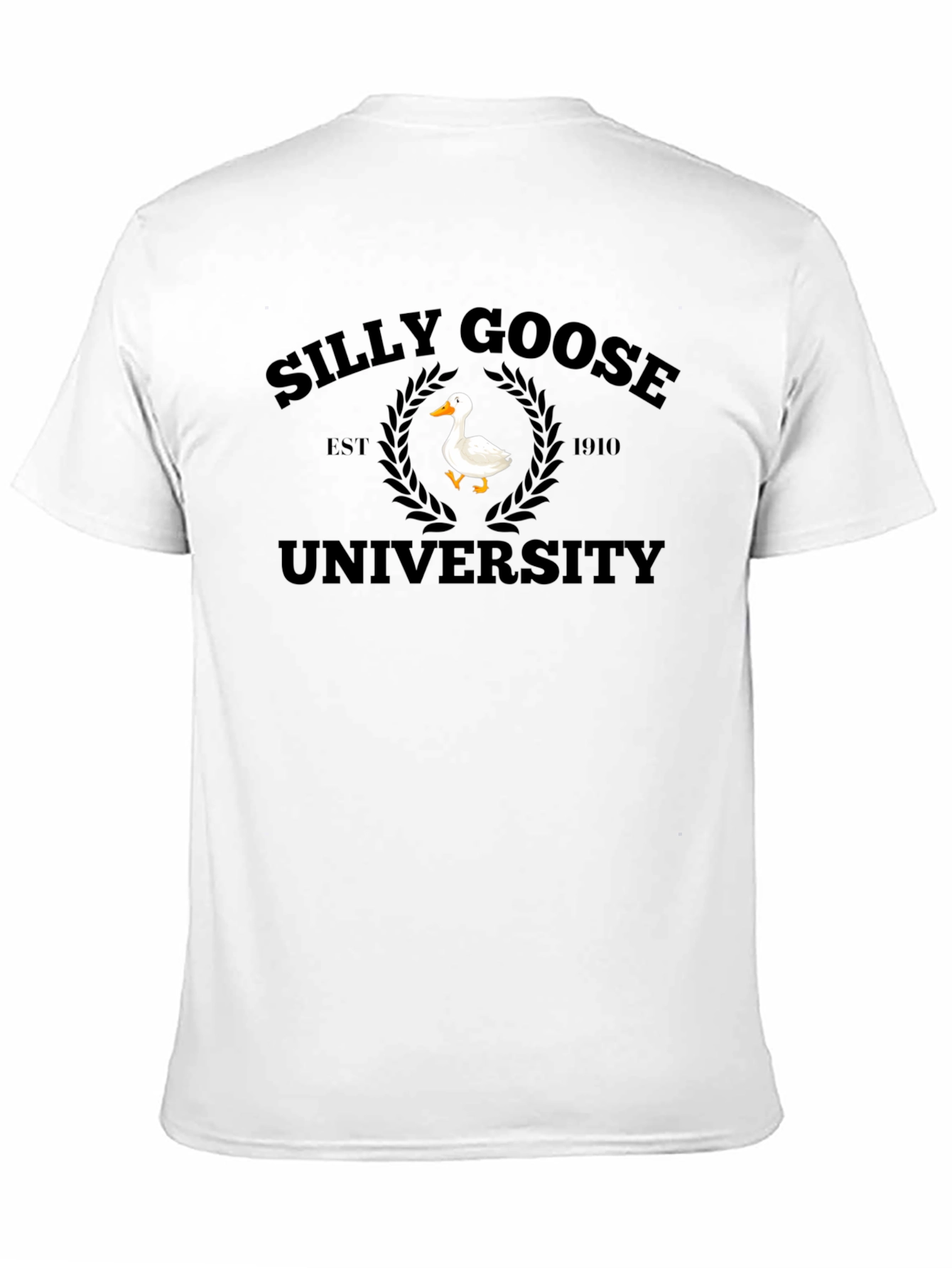 Silly Goose University Black T-Shirt