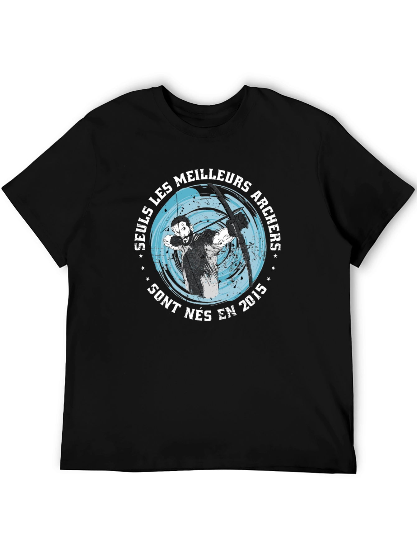 Archers Born in 2015 Black T-Shirt
