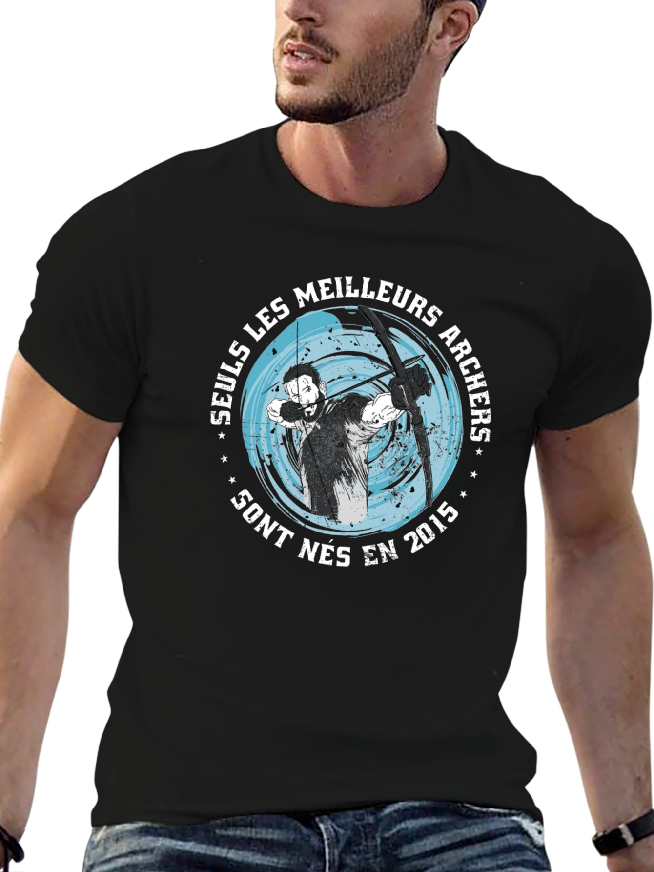 Archers Born in 2015 Black T-Shirt