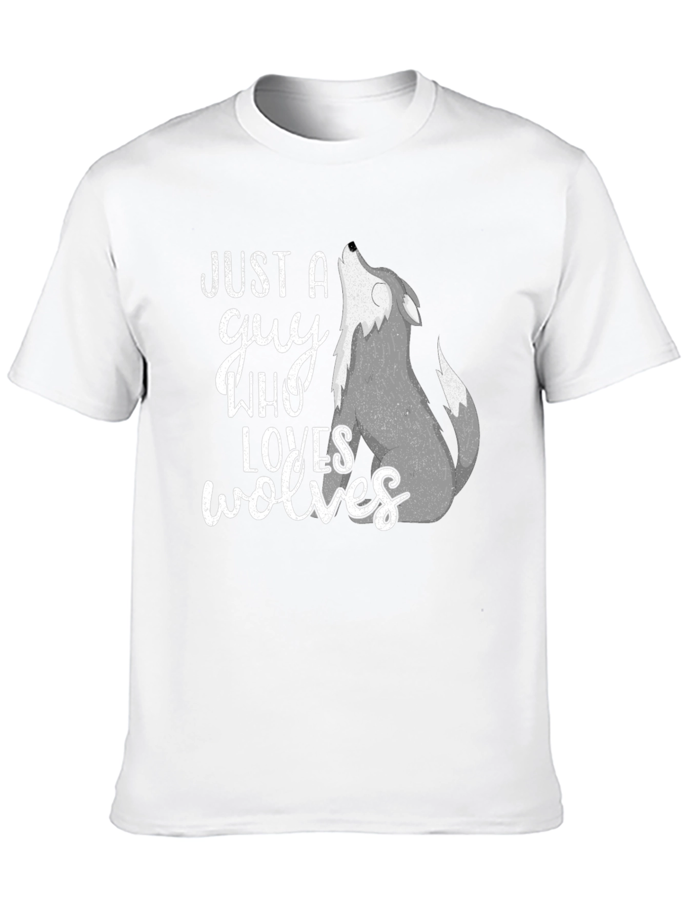 Just A Guy Who Loves Wolves T-Shirt
