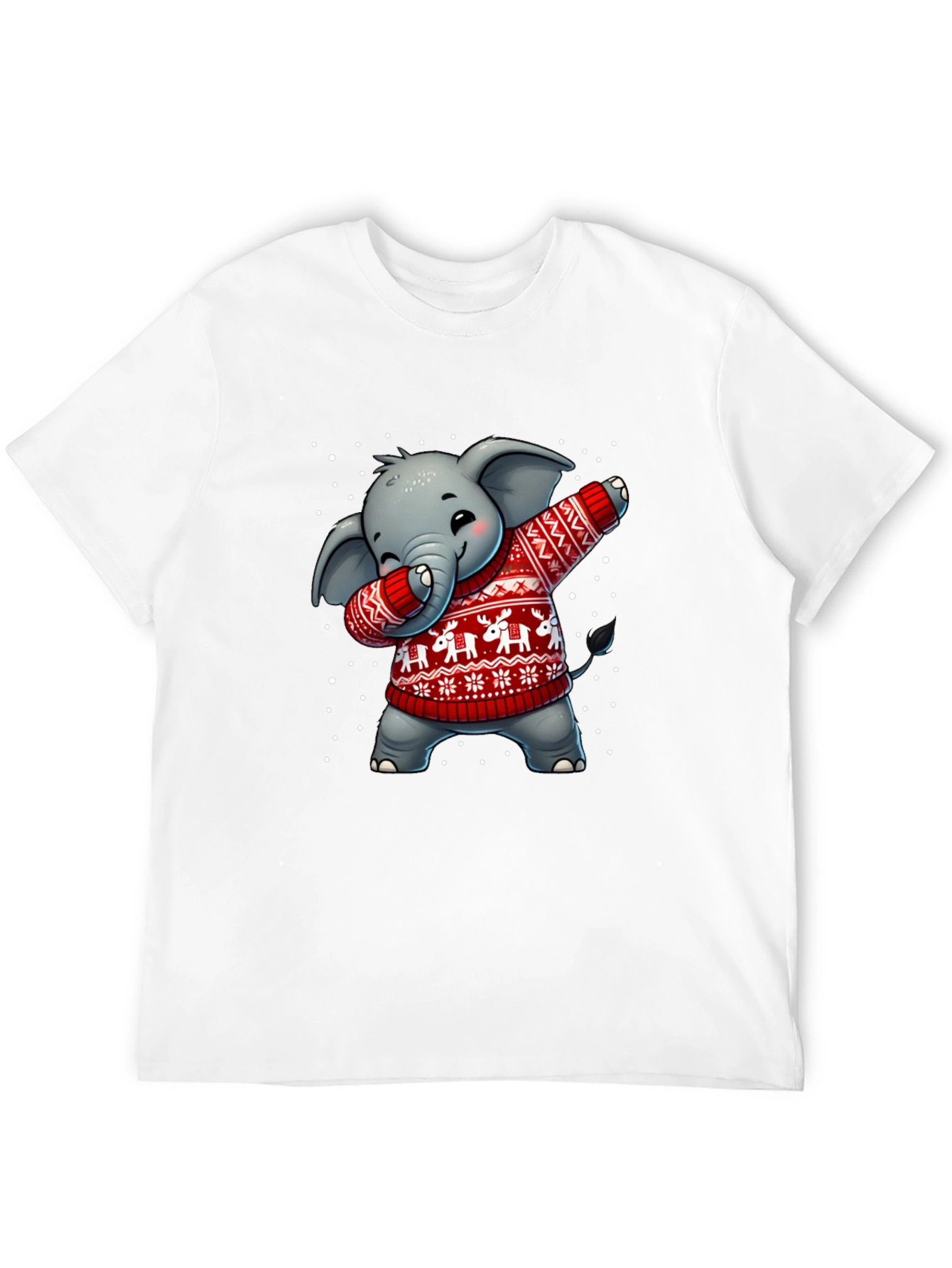 Festive Elephant Dab T-Shirt