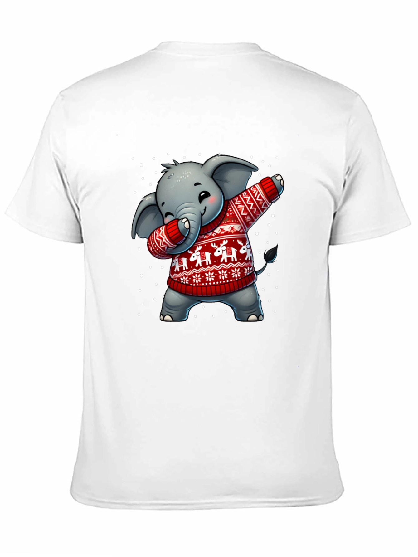 Festive Elephant Dab T-Shirt