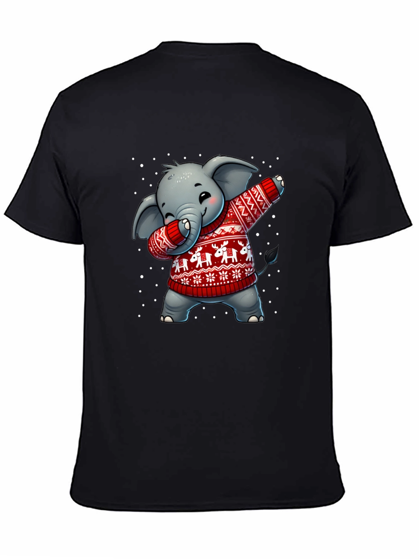 Festive Elephant Dab T-Shirt