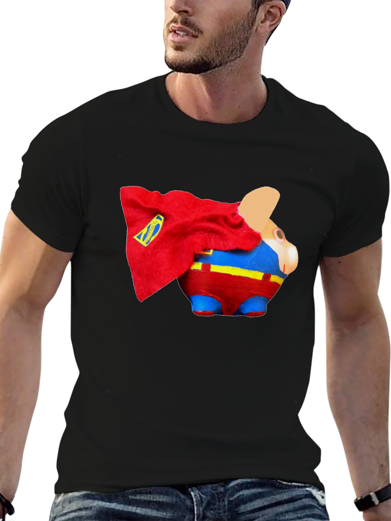 Superman Piggy Bank T-Shirt