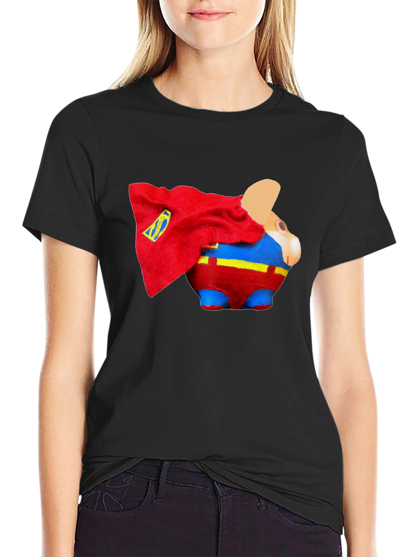 Superman Piggy Bank T-Shirt