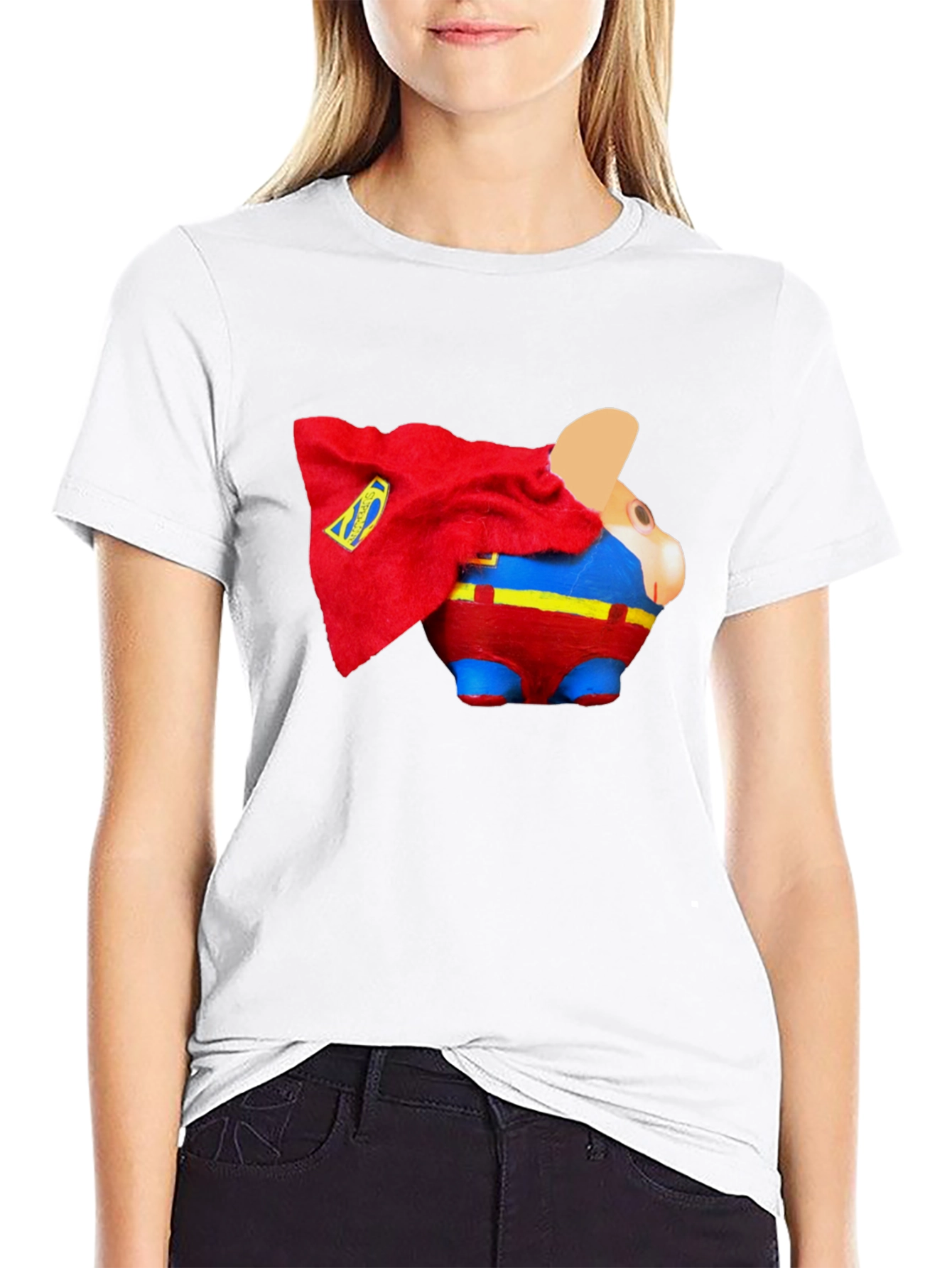 Superman Piggy Bank T-Shirt